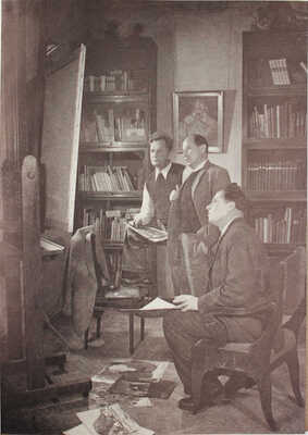 Лот из трех предметов, посвященных творческому коллективу «Кукрыниксы»: